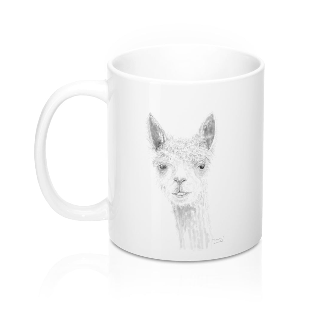Llama Name Mugs - BRANDON