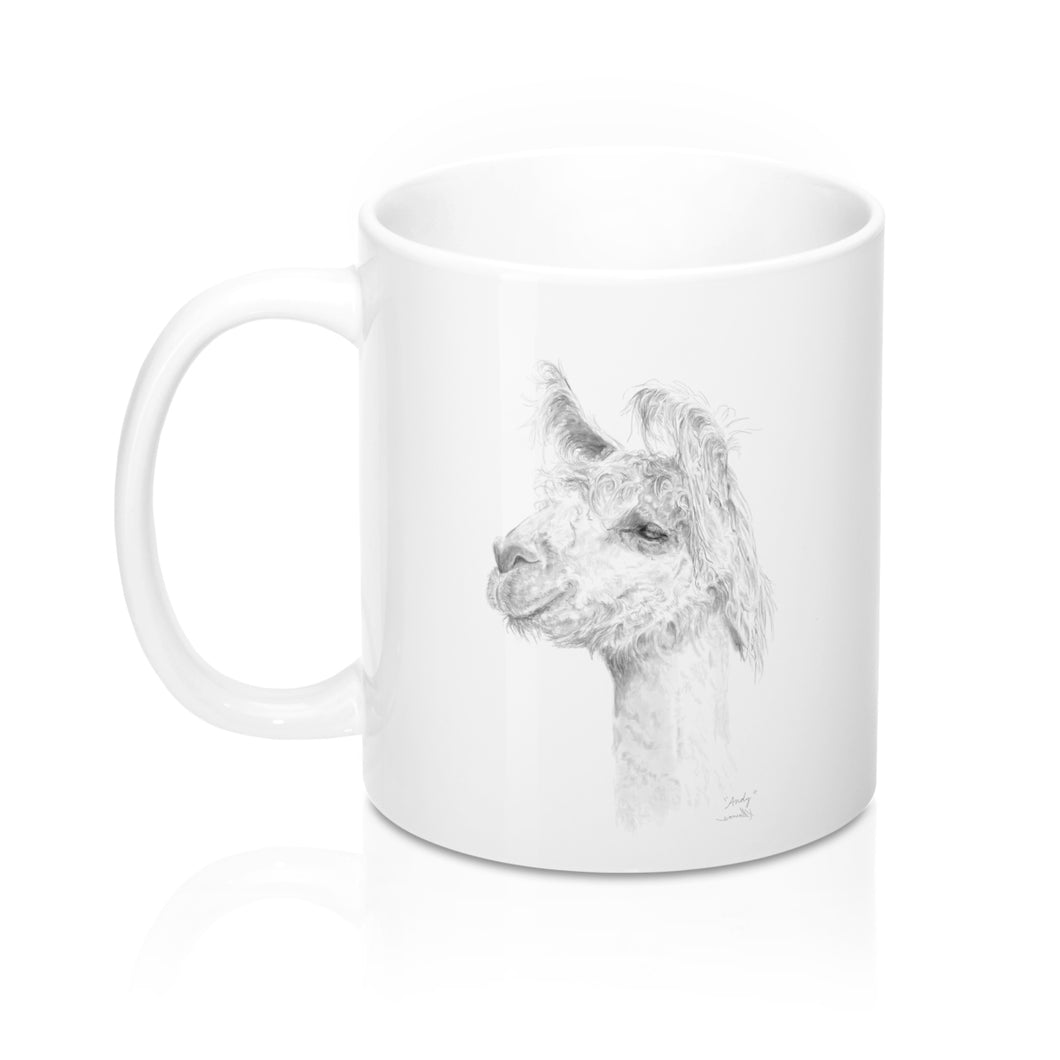 Llama Name Mugs - ANDY