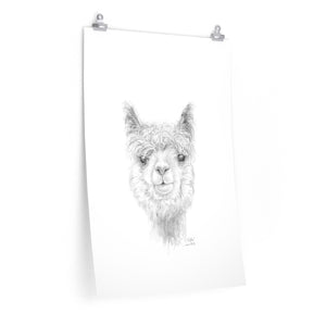 KELLEA Llama- Art Paper Print