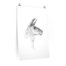 YVONNE Llama- Art Paper Print