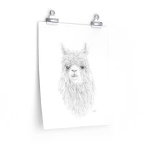 MARY Llama- Art Paper Print