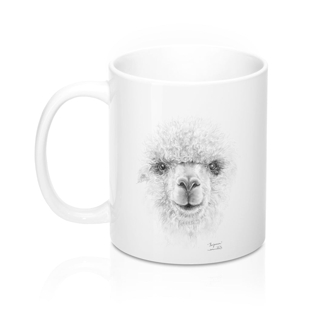 Llama Name Mugs - BENJAMIN