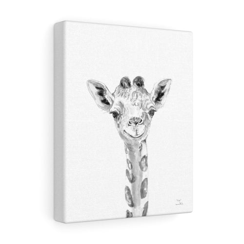 Gigi Giraffe - Animal Art Canvas