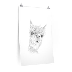 KENLEY Llama- Art Paper Print