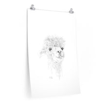 CANDICE Llama- Art Paper Print