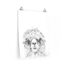 JAY Llama- Art Paper Print