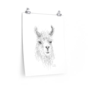GIULIA Llama- Art Paper Print