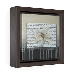 Square Framed 6x6" Art Print | Lullaby: A Lily