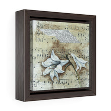 Square Framed 6x6" Art Print | Lullaby: Brahm's Lillies