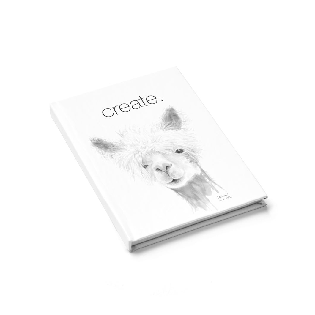 Create Llama Journal - Lined