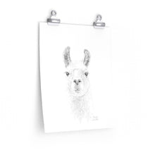 LINH Llama- Art Paper Print