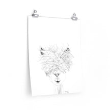 BRUCE Llama- Art Paper Print