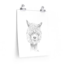 MATT Llama- Art Paper Print