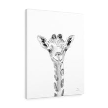 Gigi Giraffe - Animal Art Canvas