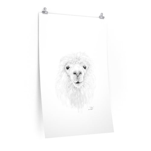 RORY Llama- Art Paper Print