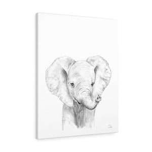 Amos Elephant - Animal Art Canvas