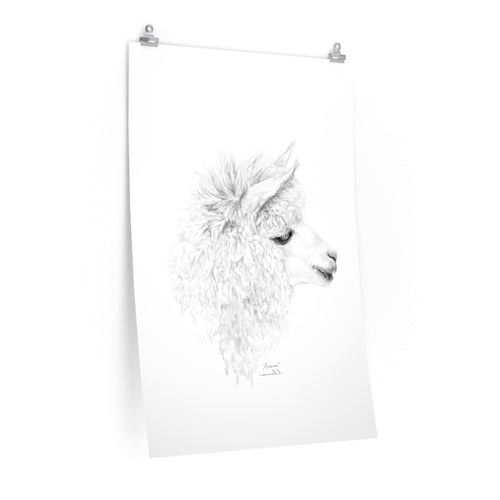 ARIANA Llama- Art Paper Print