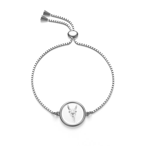 Llama Box Chain Bracelet: ADDISON