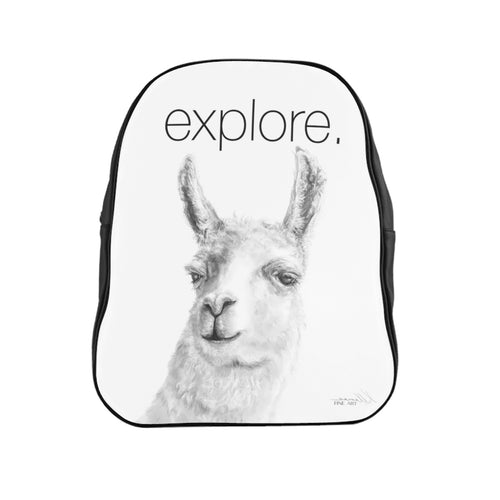 EXPLORE ruby Bag- llama Backpack