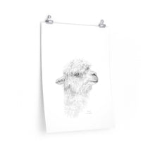 GWEN Llama- Art Paper Print