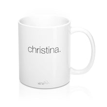 Llama Name Mugs - CHRISTINA