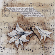 Square Framed 6x6" Art Print | Lullaby: Brahm's Lillies