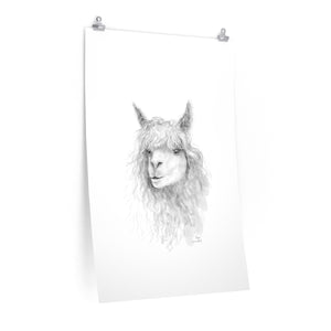 LEXI Llama- Art Paper Print