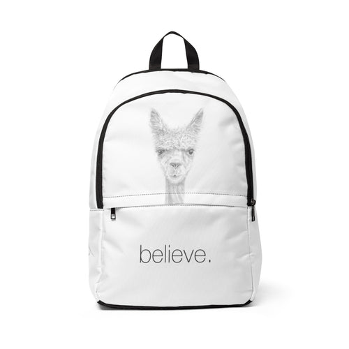 Llama Backpack: BELIEVE