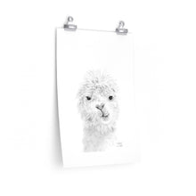 MILTON Llama- Art Paper Print