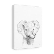 Amos Elephant - Animal Art Canvas