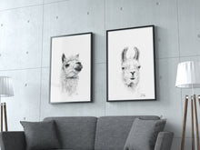 BROWN Llama - Art Canvas