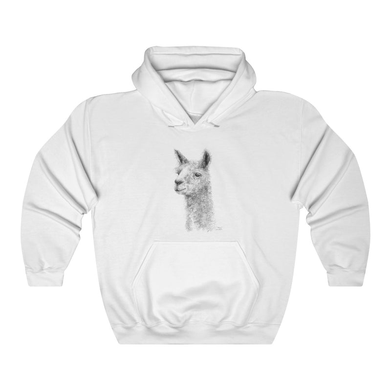 Hooded Llama Sweatshirt SHANE Llamas Art Show