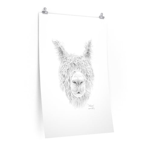 MELISSA Llama- Art Paper Print