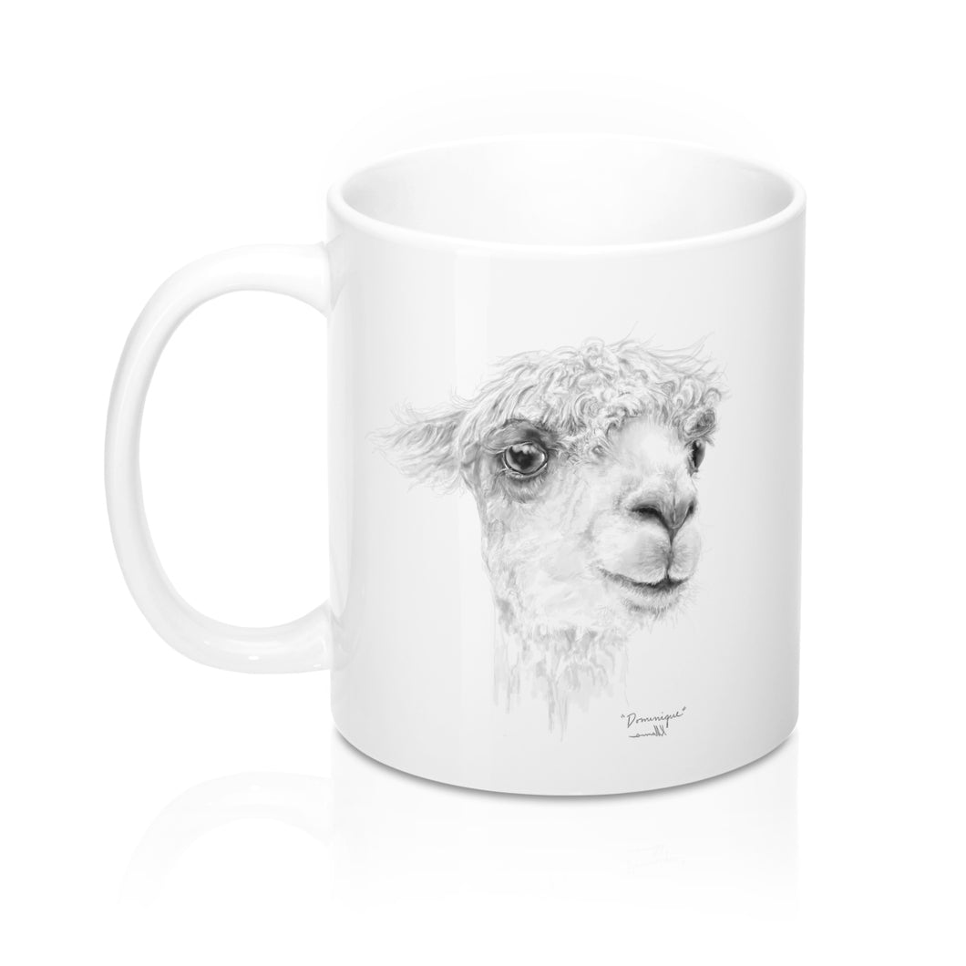 Llama Name Mugs - DOMINIQUE