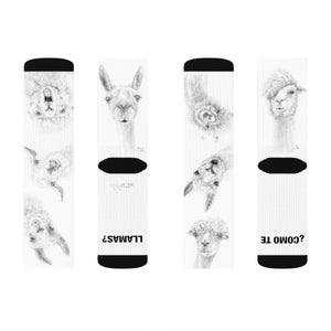 Llama Art Socks | ¿Como te Llamas?