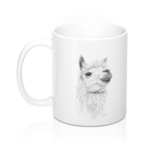Llama Name Mugs - APRIL