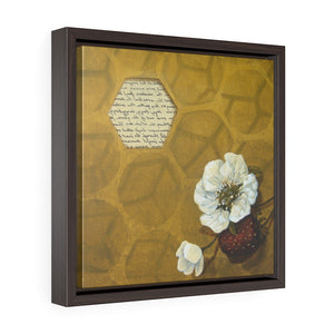 Square Framed Art Print | Lullaby: Honeybees