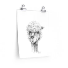 MICHAEL Llama- Art Paper Print