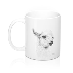 Personalized Llama Mug - MEAGAN