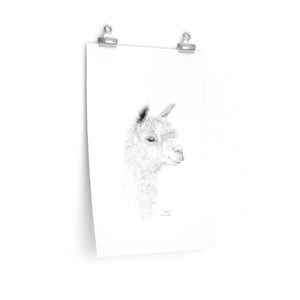 SOPHIE Llama- Art Paper Print