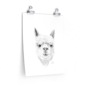 SOPHIA Llama- Art Paper Print