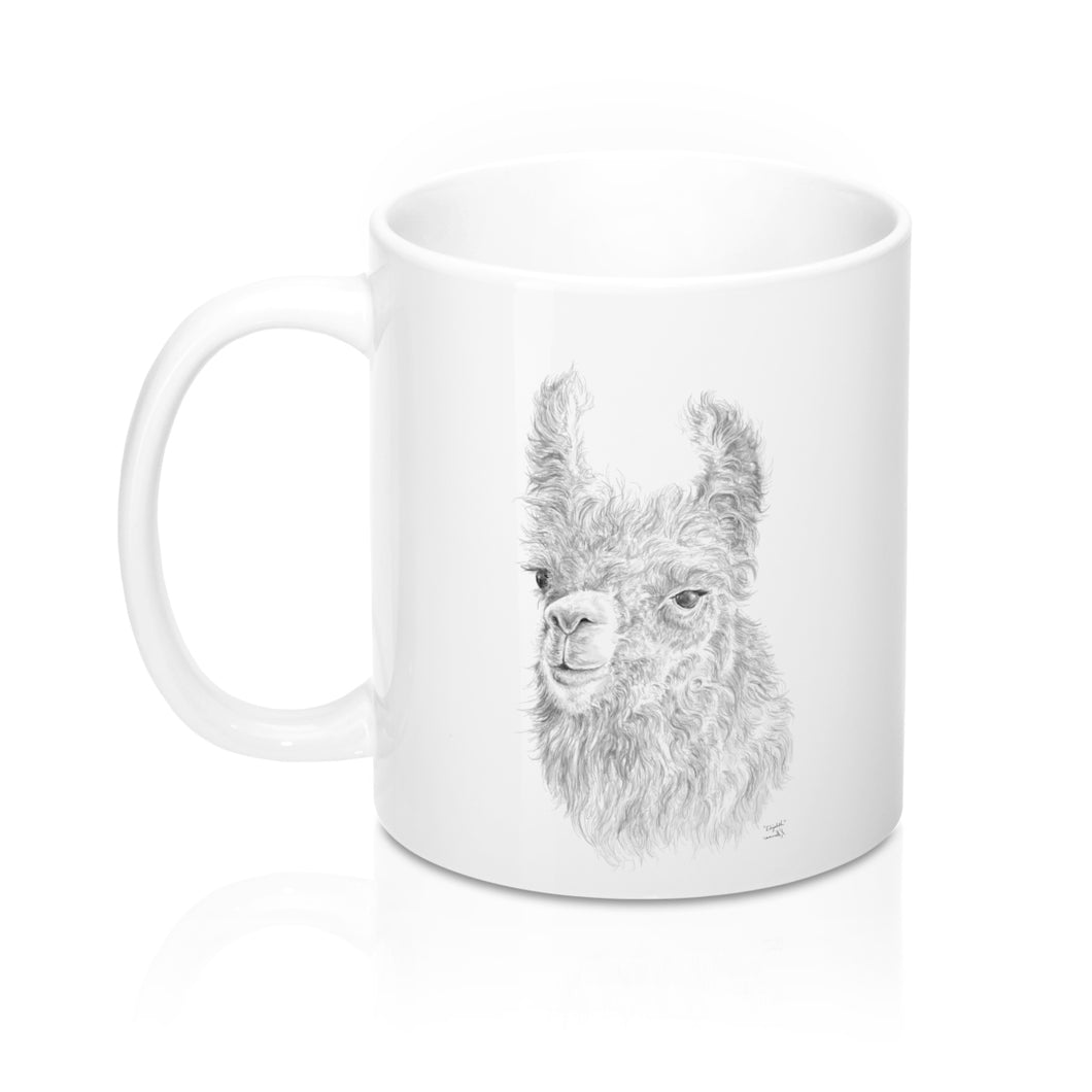 Personalized Llama Mug - ELIZABETH