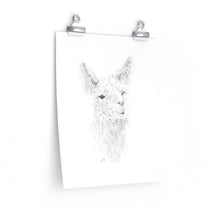 ELLIE Llama- Art Paper Print