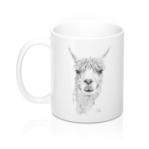 Personalized Llama Name Mug - RACHEL