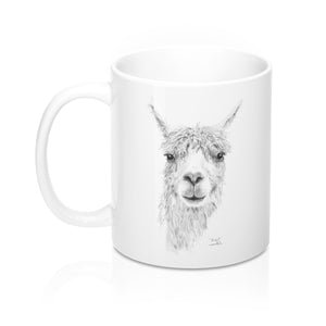 Personalized Llama Name Mug - RACHEL