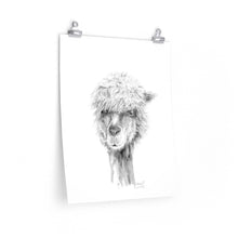 MICHAEL Llama- Art Paper Print