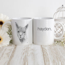 Personalized Llama Mug - HAYDEN