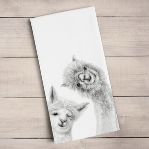 Llama Tea Towel